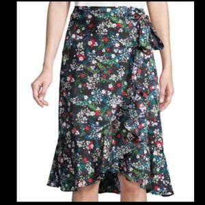 Rebecca Minkoff Floral Wrap Skirt